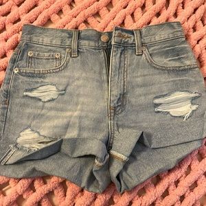 Never worn mom jean shorts